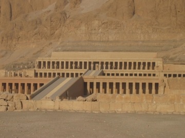 the Temple of Hatshepsut